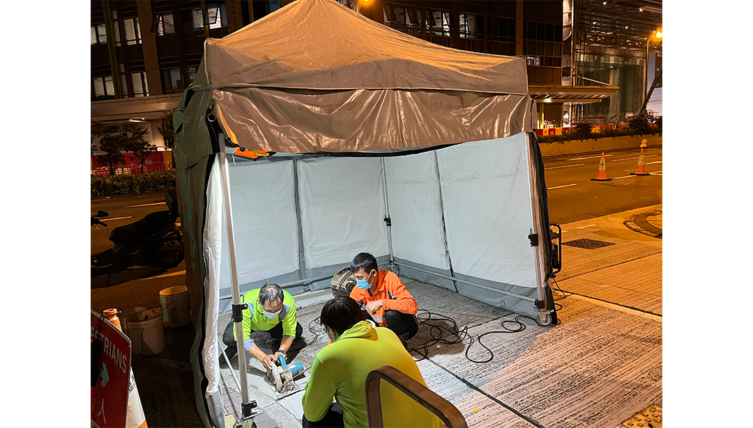 Hong Kong – Kwong Wah Hospital – Road work